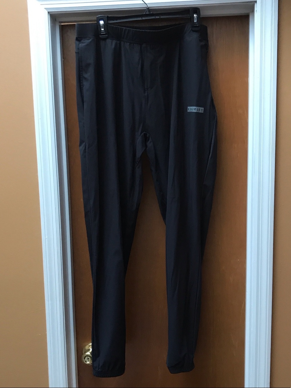 Hurley Black Men's Lightweight Jogger Pants